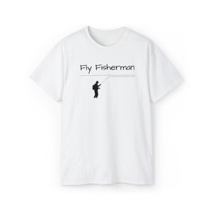 Fliegenfischer - Fliegenfischen T-Shirt - Herren Fisch Shirt - Herren Fischen T-Shirt - Vatertag - Fischen Papa Geschenk - Fliegenfischen Geschenke