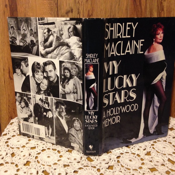 Shirley MacLaine My Lucky Stars A Hollywood Memoir Copyright 1995 Hardcover with Dust Jacket