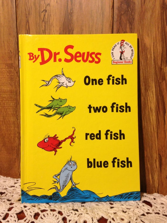 Buy Dr Seuss One Fish Two Fish Red Fish Blue Fish Copyright 1960