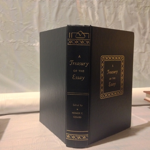 A Treasury Of The Essay Copyright 1955 Blue Cloth Hardcover