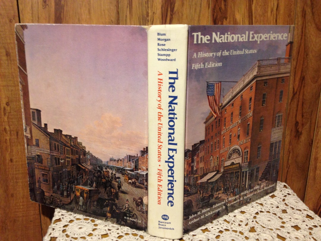 National Experience A History of the United States Fifth Edition 1981 Hardcover - Etsy