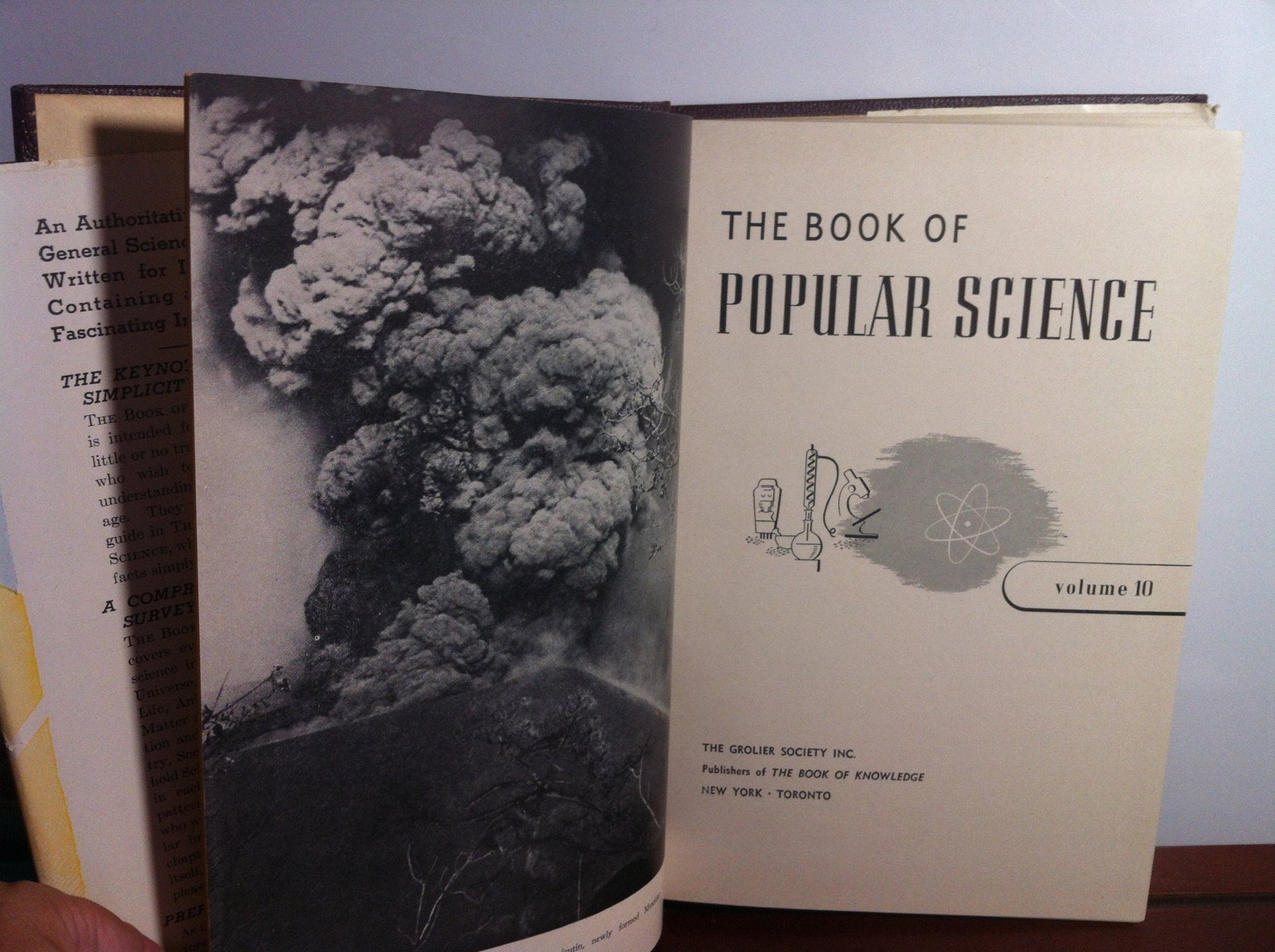 The Book Of Popular Science 1953 copyright Black and White Etsy
