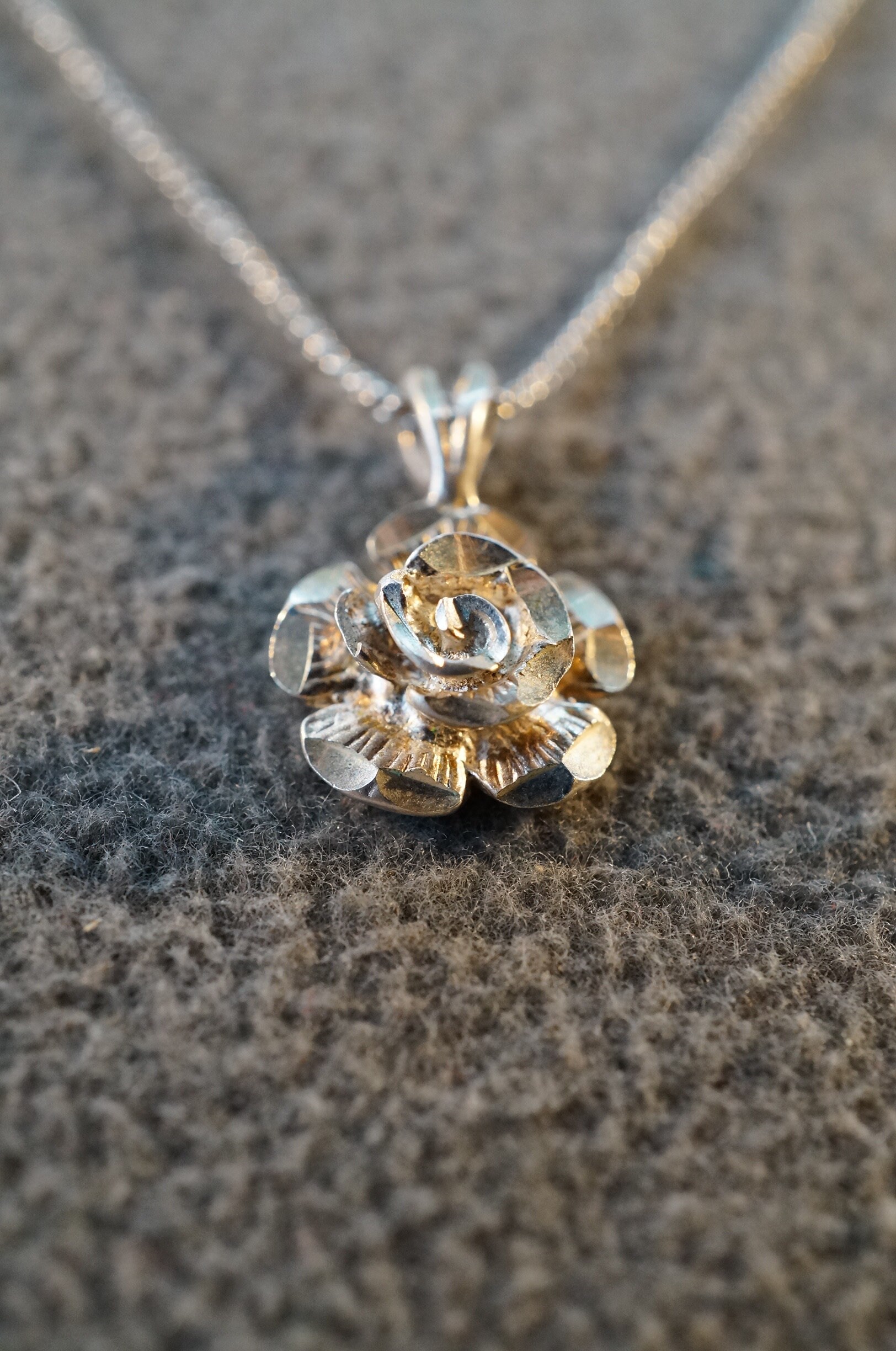 Vintage Art Deco Style Sterling Silver Genuine White Topaz