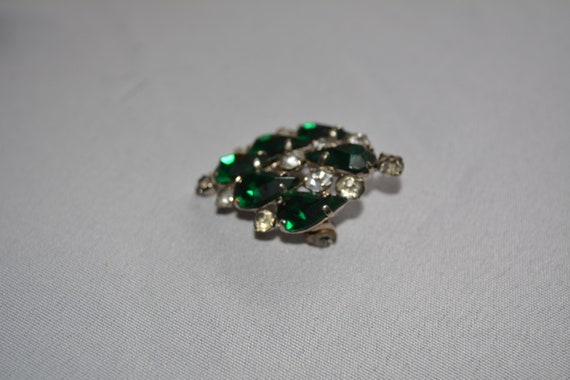 antique glass pin brooch made in Czechoslovakia w… - image 2
