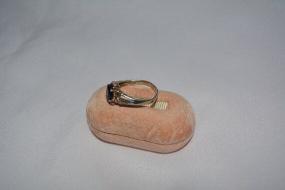 vinage sterling silver statement ring with large … - image 6