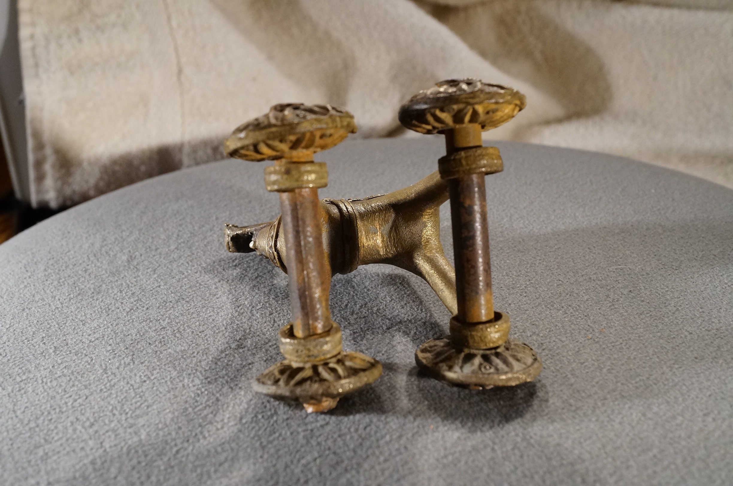 Antique Vintage Africantribal Temple Camel Rider Statue Figural Wheels ...