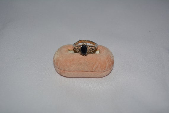 vinage sterling silver statement ring with large … - image 4