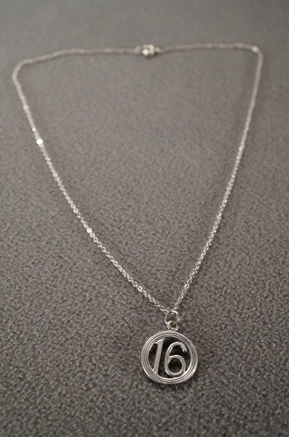 vintage sterling silver necklace pendant charm wit