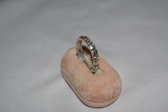 vintage Brighton brand band ring with segmented s… - image 2