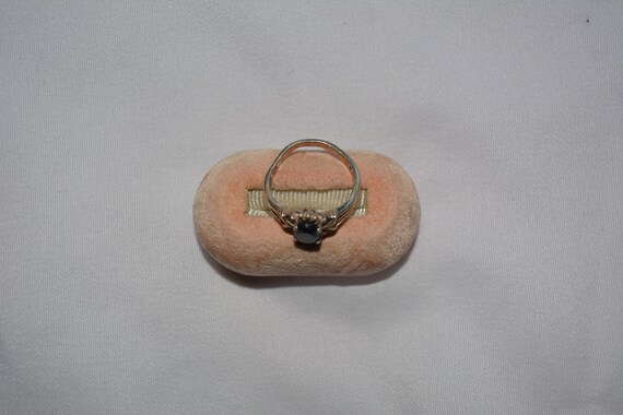 vinage sterling silver statement ring with large … - image 5