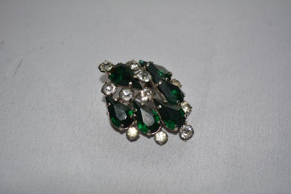 antique glass pin brooch made in Czechoslovakia w… - image 3