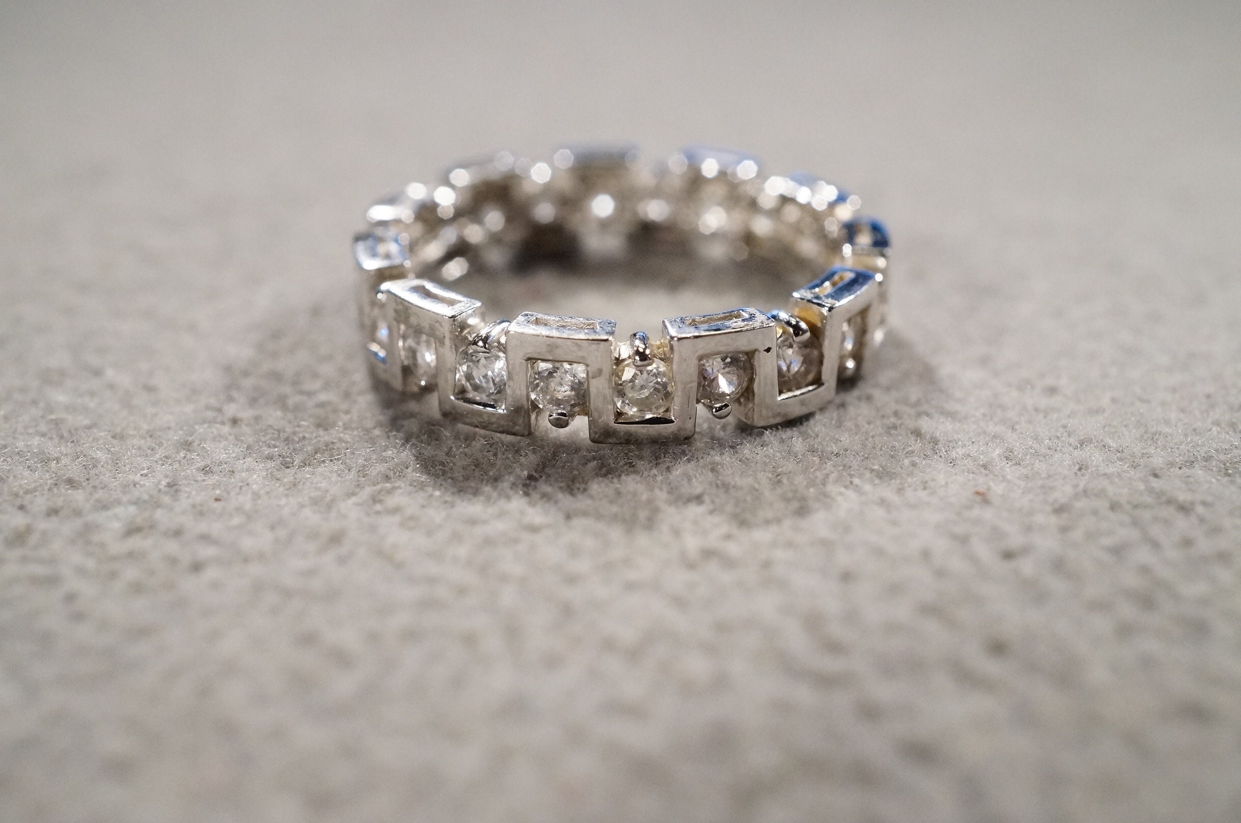 Swarovski Eternity Ring - Etsy Swarovski Eternity Ring - Etsy