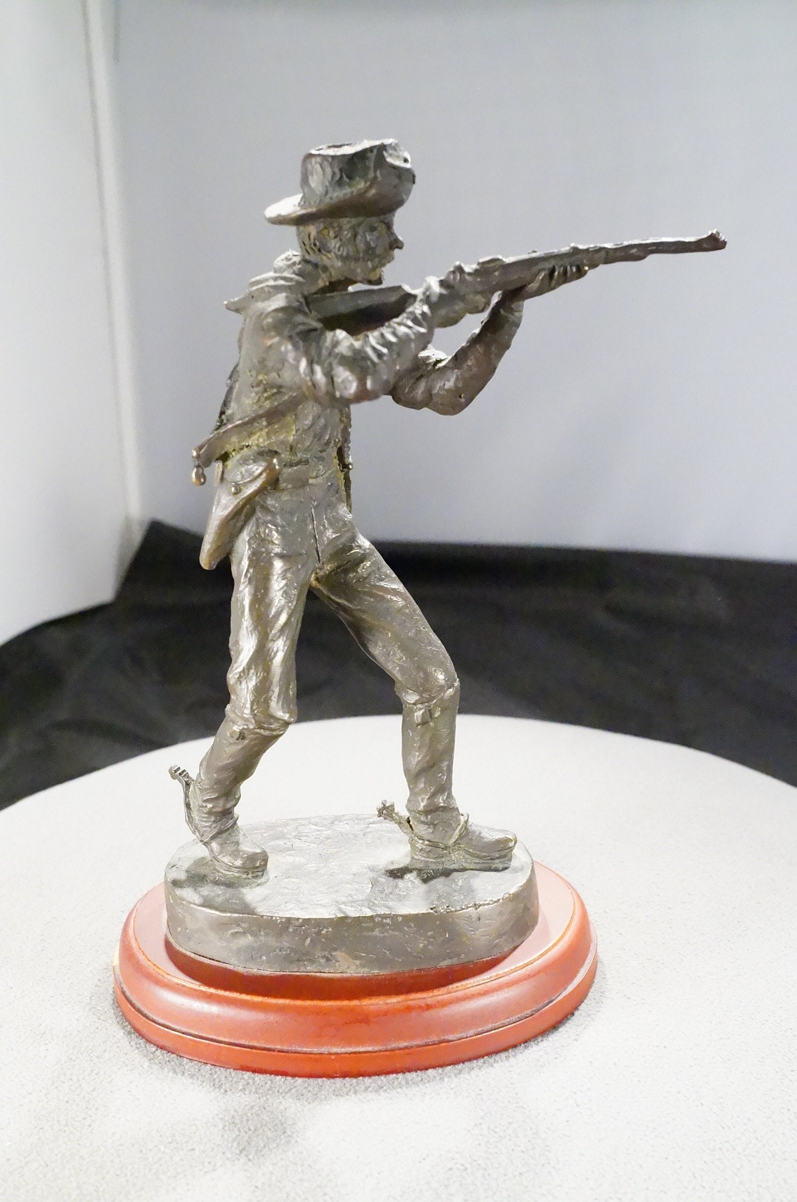 Antique Cowboy Sculpture - Etsy