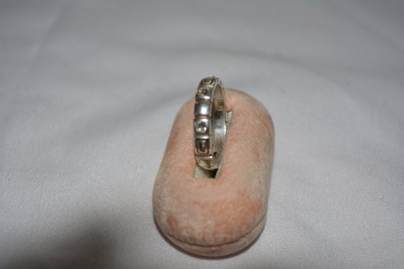vintage Brighton brand band ring with segmented s… - image 3