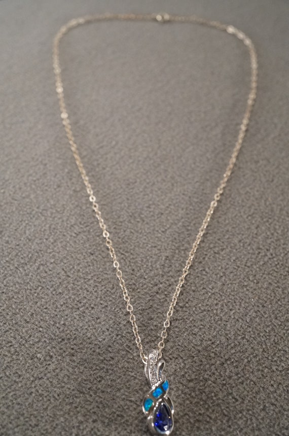 vintage sterling silver statement necklace pendant