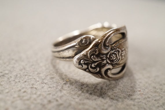 Antique Vintage Wedding Band Stacker Design Ring … - image 2