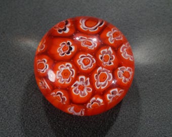 Vintage Italian Venetian Murano Millefiori Art Glass Unique