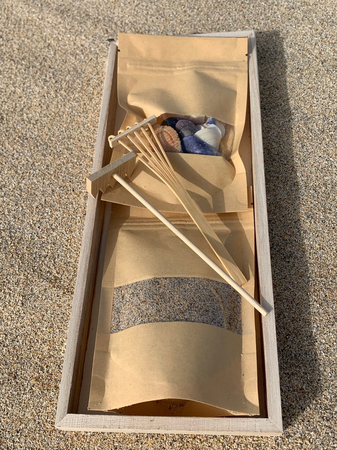 Die Strandbox 'Sennen Beach'. Strand Zen Tablett. | Etsy