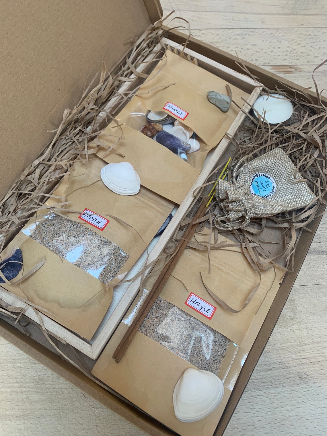 Die Strandbox 'Sennen Beach'. Strand Zen Tablett. | Etsy