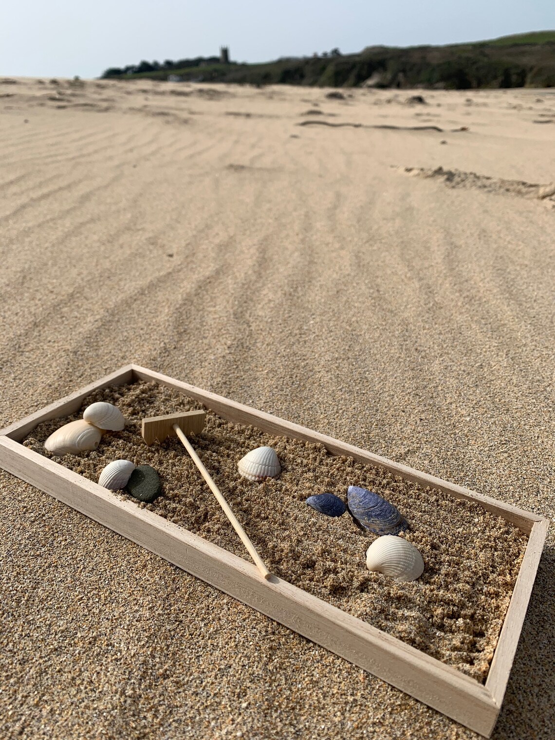 Die Strandbox 'Sennen Beach'. Strand Zen Tablett. | Etsy