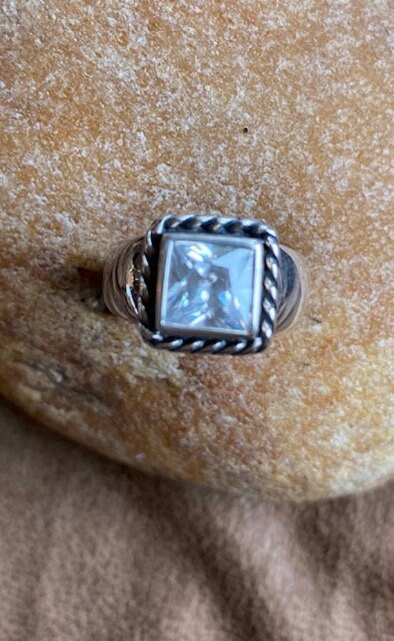 Silpada Sterling Silver Cubic Zirconia Ring