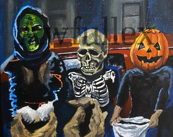 Halloween III Silver Shamrock Novelties Masks Painting