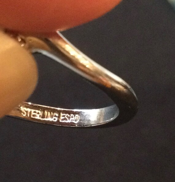 Vintage sterling espo ring deals