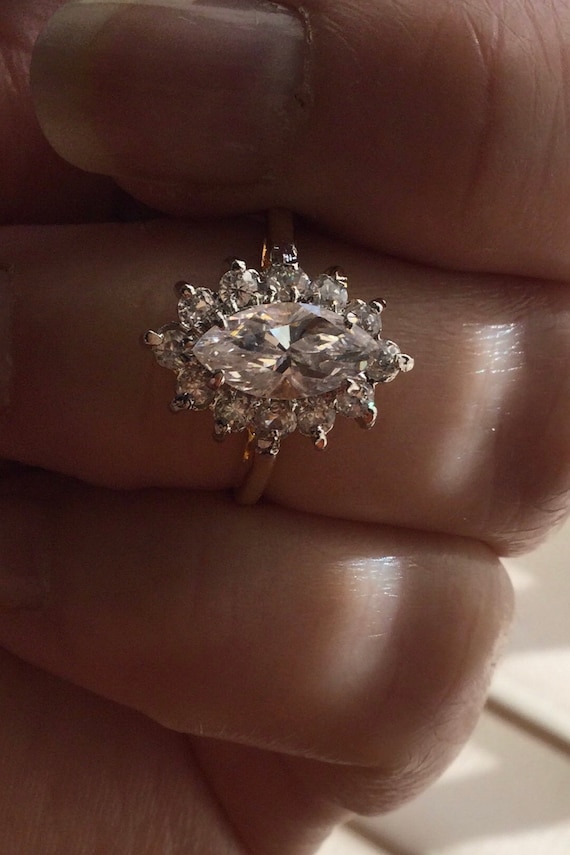 Cubic Zirconia Vintage Ring