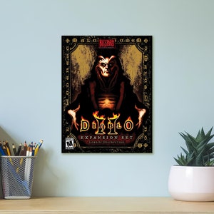 Diablo 2 Lord of Destruction Box Art Impresión de alta calidad 8.5" x 11"