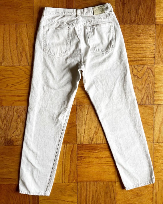 90’s white Calvin Klein jeans, 30” waist - image 5