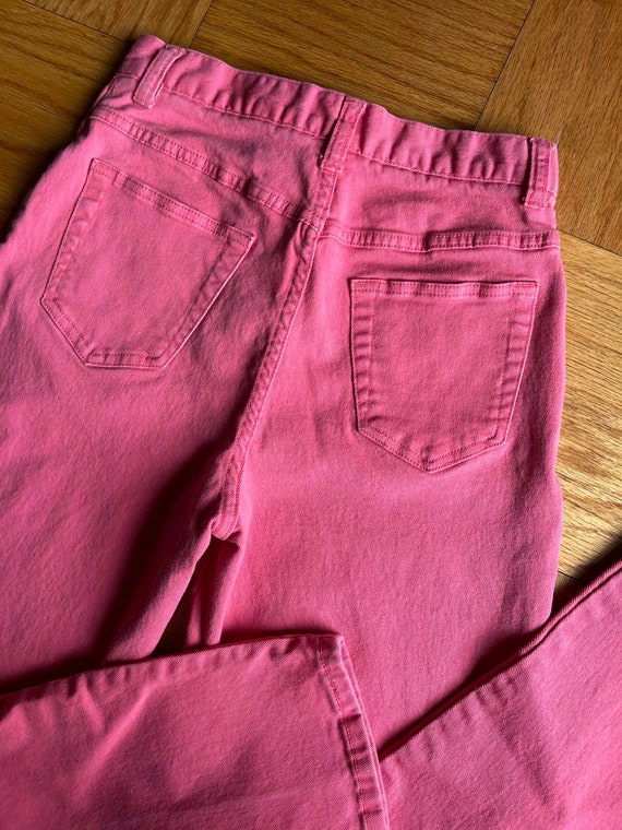 90’s stretchy flamingo pink jeans by Chadwick’s, 2