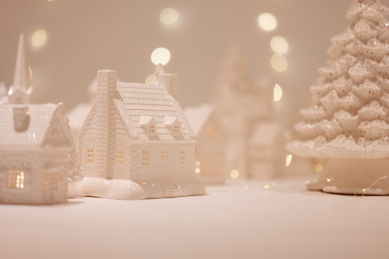 Ceramic Christmas Houses Christmas Village Etsy