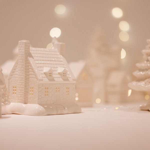 Ceramic Christmas houses, Christmas village