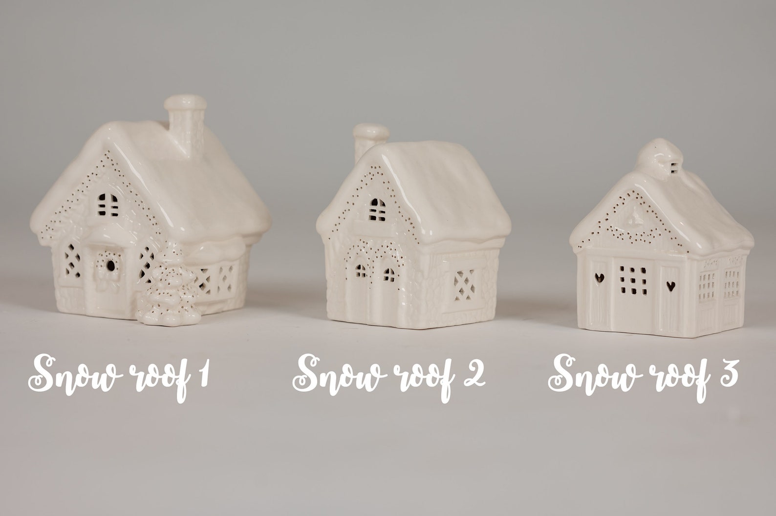 Ceramic Christmas Houses Christmas Village Etsy