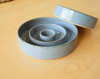 Interaktywna miska dla psa, ceramiczna miska spowalniająca jedzenie
