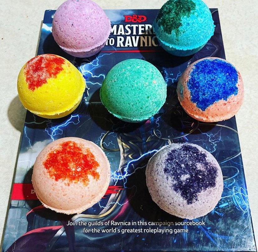 D&D Dice Bath Bombs Etsy