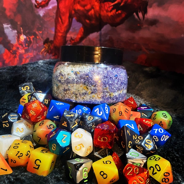 DnD dice Bath salts