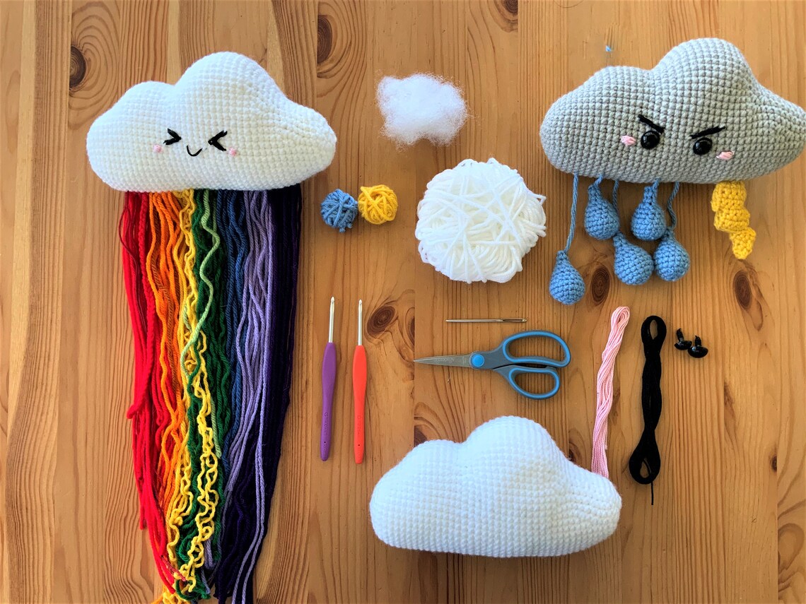 Crochet Cloud Pattern - Etsy
