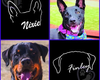 Pet Ear Decal - Custom