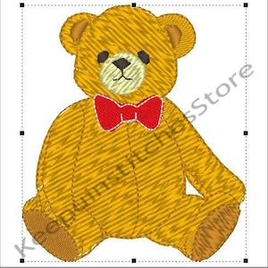 Teddy Bear borduurwerk bestand