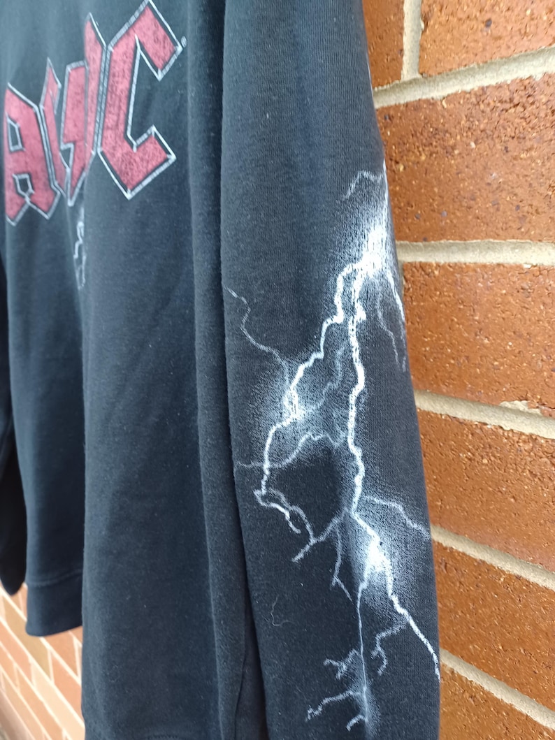 Classic AC/DC Black Hoodie, Size S - Etsy