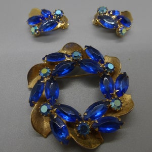 Weiss Brooch and Earring Set