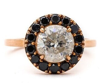3.31 Ct White Round Engagement Diamond Ring, 14K Gold Ring, White Round Diamond Wedding Ring, Gift For Her ! Anniversary Gift