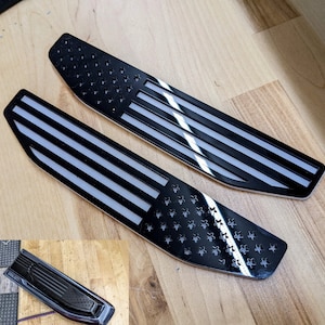 American Flag Badge Inserts Pair - Fits 2019-2024 GMC 1500