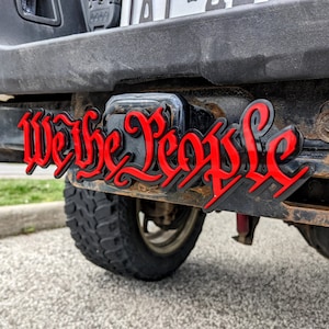 We The People Hitch Cover