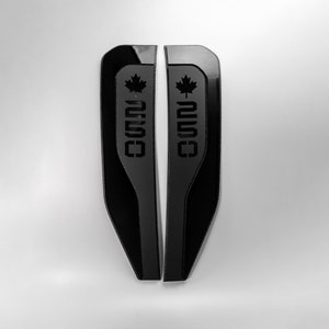 Maple Leaf Fender Badge Set - Fits 2023+ Ford® F250®, F350® Super Duty - Black