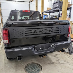 We The People Tailgate Applique - Fits 2009 -2018 Ram 1500 and 2019-2022 Ram Classic