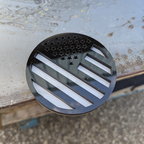 American Flag Badge Pair- Jeep® Trail Rated® Replacement Badge
