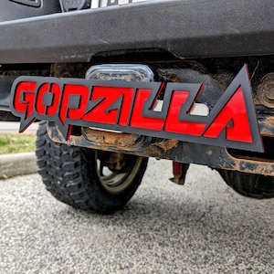 Custom Text Hitch Cover Insert - Choose Your Text and Colors