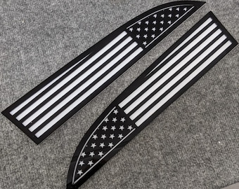 2011-2016 Ersatz für Haubenabzeichen mit amerikanischer Flagge - mehrere Farboptionen